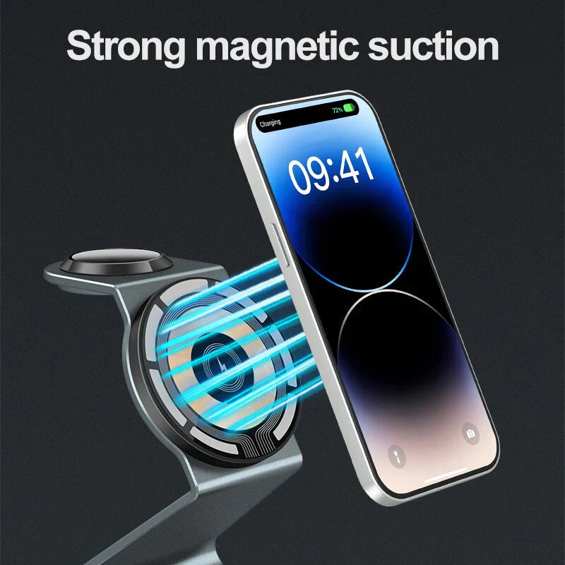 Magnetisches kabelloses Ladegerät 3 in 1