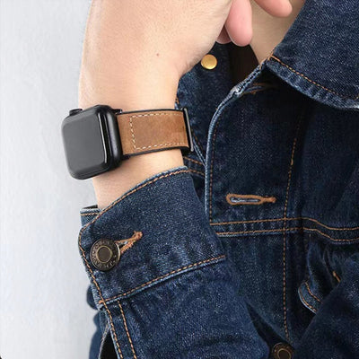 Leder Luxus Uhrband für Apple Watch