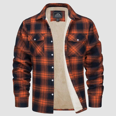 Fleece-Lined Flanellhemd für Herren