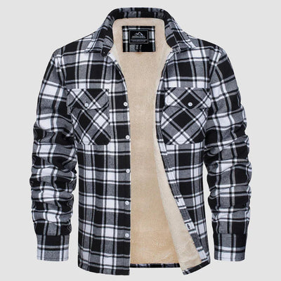 Fleece-Lined Flanellhemd für Herren