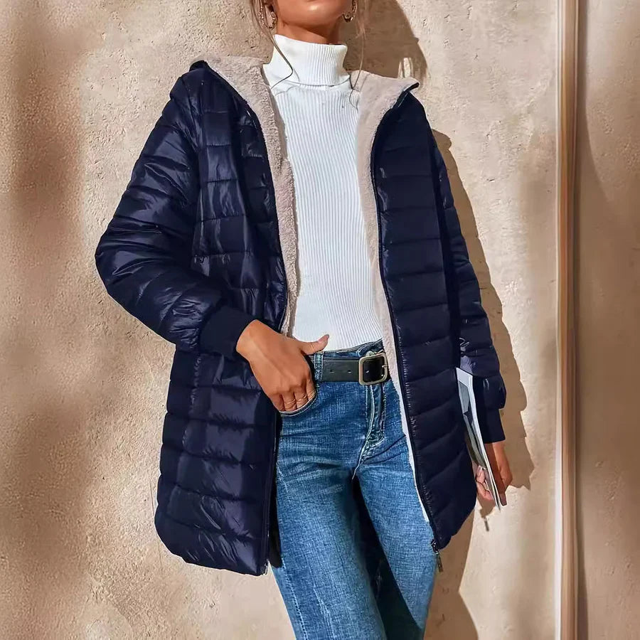 Kapuziner-Steppjacke für Damen