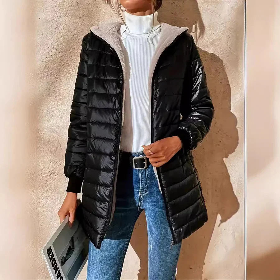 Kapuziner-Steppjacke für Damen