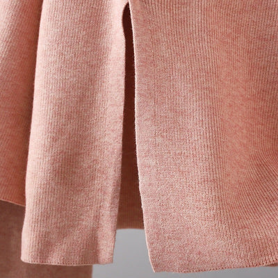 Knopfbesetztes Strickset für Damen