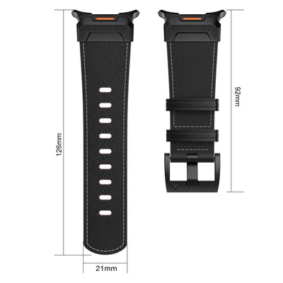 Taktisches Lederarmband für Samsung Watch 7 Ultra