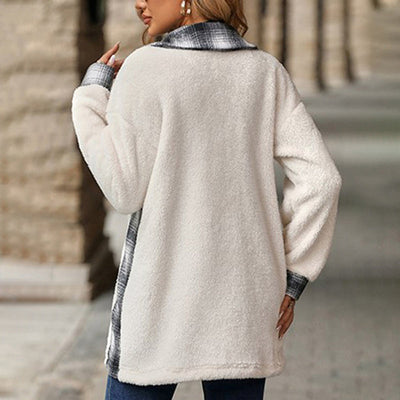 Jacke mit Karomuster für Damen