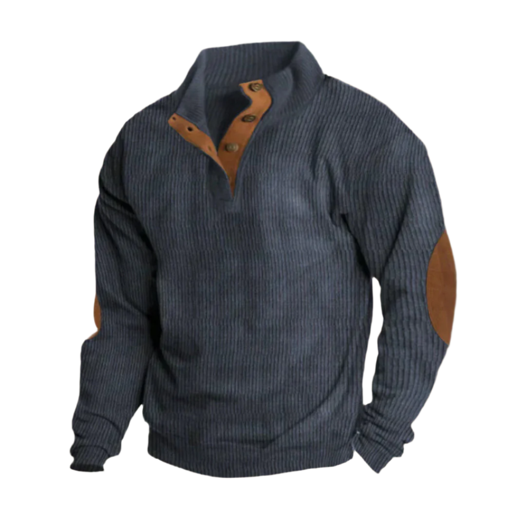 Henry – Halbk-knopf Pullover für Herren