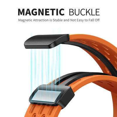 Magnetisches Atmungsaktives Silikonarmband für die Apple Watch