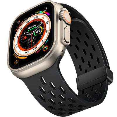 Magnetisches Atmungsaktives Silikonarmband für die Apple Watch