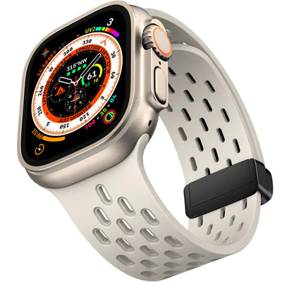 Magnetisches Atmungsaktives Silikonarmband für die Apple Watch