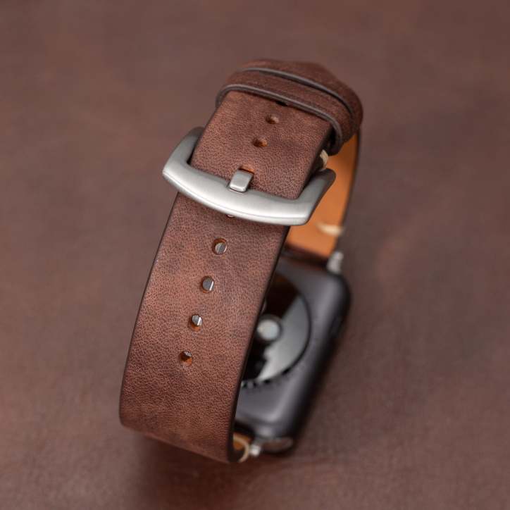 Premium Italienisches Leder Apple Watch Armband