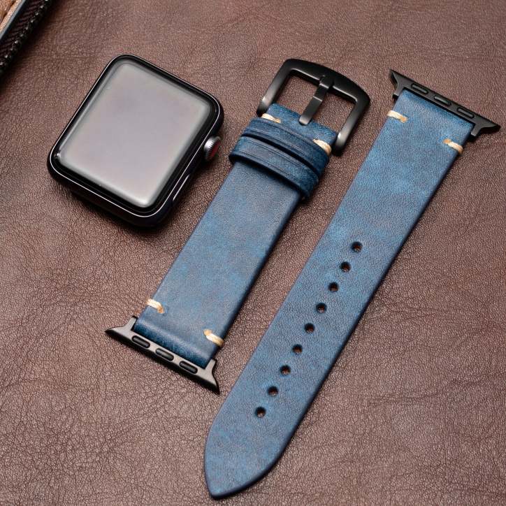 Premium Italienisches Leder Apple Watch Armband