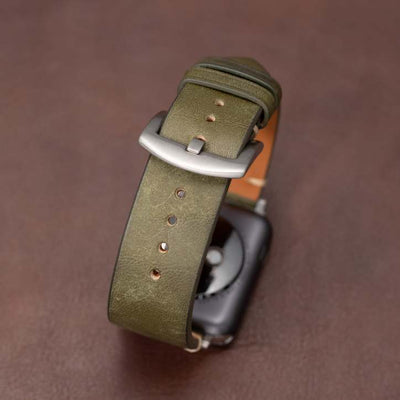 Premium Italienisches Leder Apple Watch Armband
