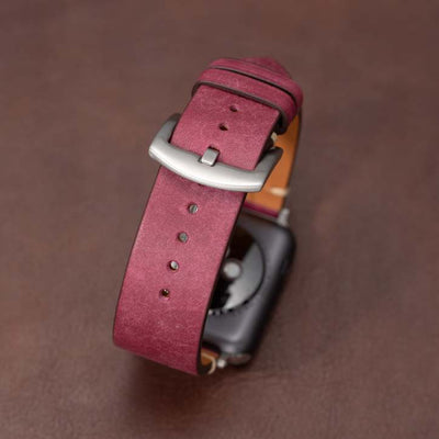 Premium Italienisches Leder Apple Watch Armband