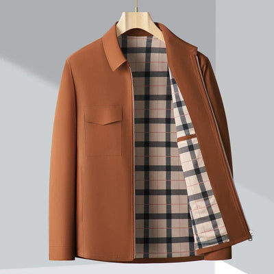 Reißverschlussjacke mit Tasche für Herren