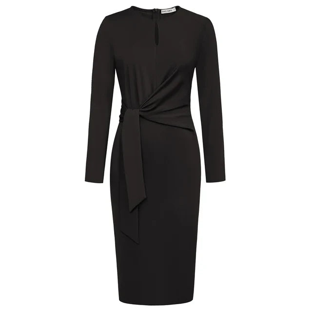 Sarina – Elegantes Langarmkleid für Damen