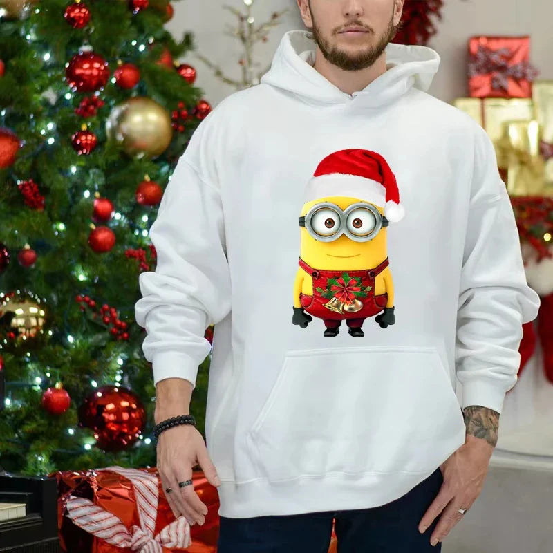 Minion - Hoodie mit Weihnachtsmotiv