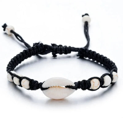 Unisex Sommer Seeigel Muschel Geflochtenes Armband