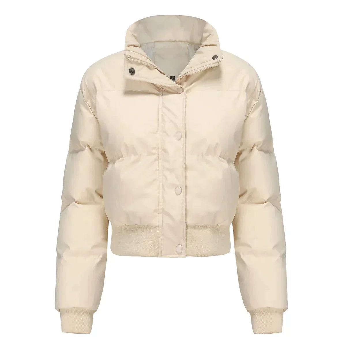 Lucia – Elegante Baumwoll-Rollkragenjacke für Damen