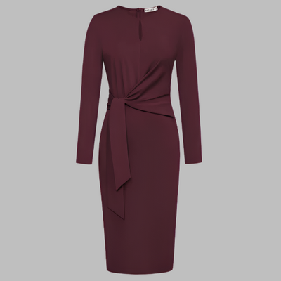 Sarina – Elegantes Langarmkleid für Damen