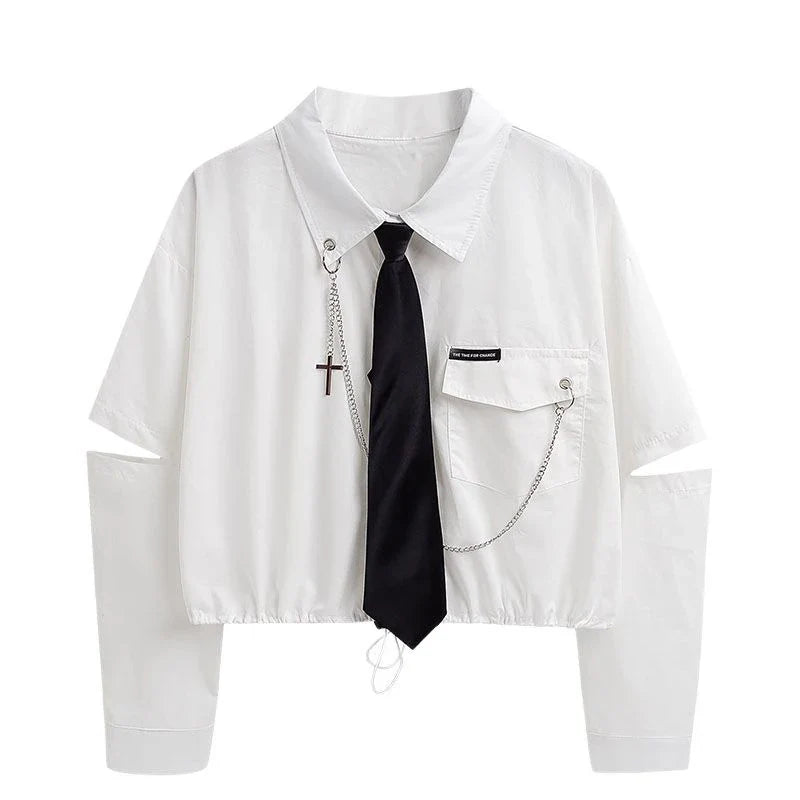 Isabella – Harajuku Gothic Punk Streetwear Set für Frauen