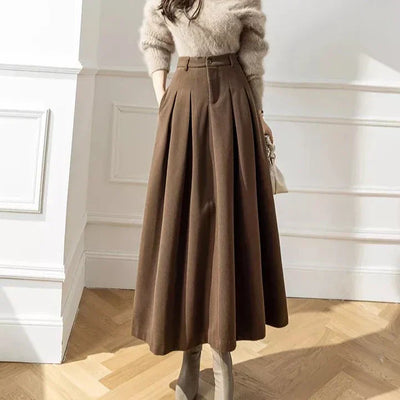 Maxirock mit hoher Taille für Damen