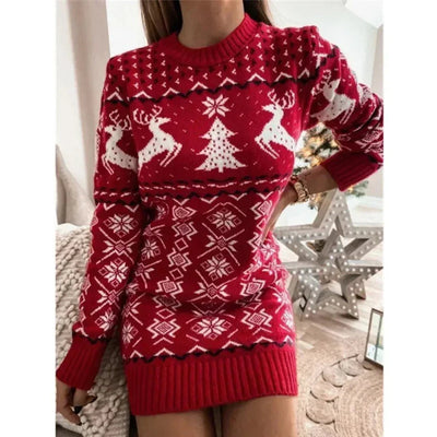Festliches Strickkleid für Damen