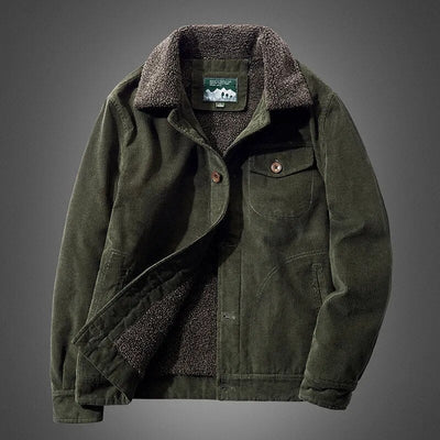 Steffen | Cordjacke mit Fleecefutter – Stilvoll, Warm & Perfekt für den Winter