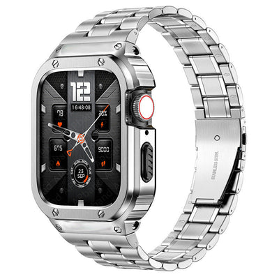 Edelstahlarmband mit Gehäuse für die Apple Watch