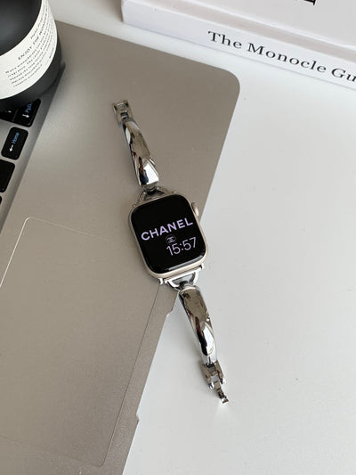 Einfaches Metallarmband für die Apple Watch