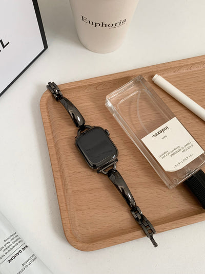 Einfaches Metallarmband für die Apple Watch