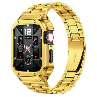 Edelstahlarmband mit Gehäuse für die Apple Watch