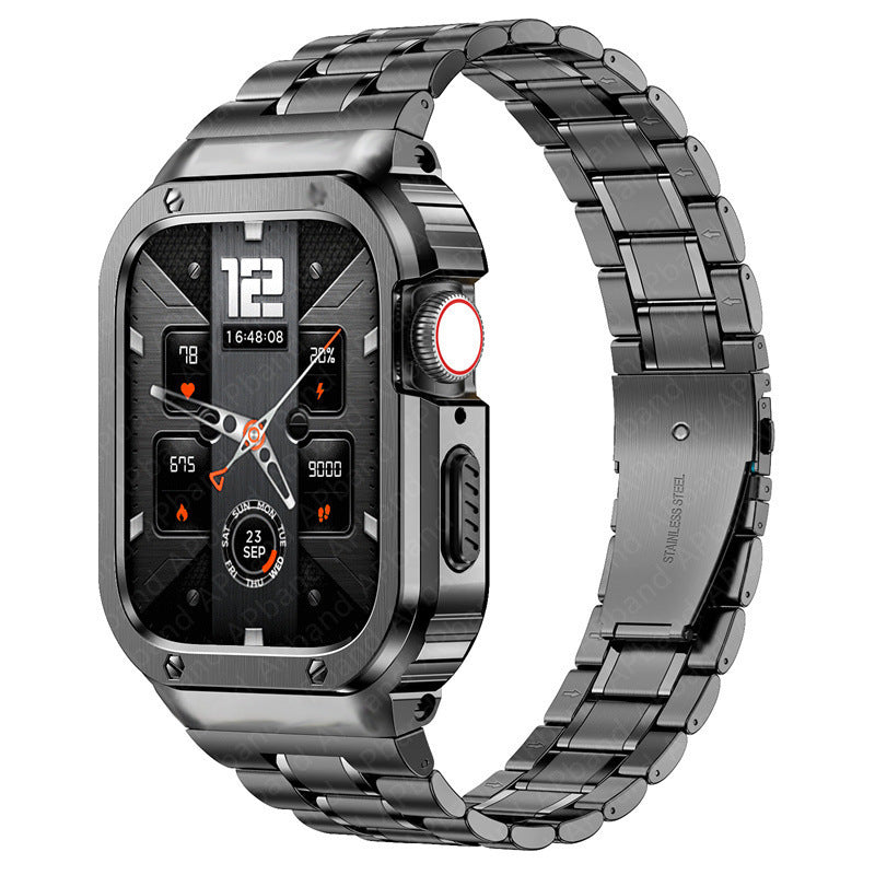 Edelstahlarmband mit Gehäuse für die Apple Watch