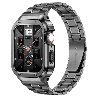 Edelstahlarmband mit Gehäuse für die Apple Watch