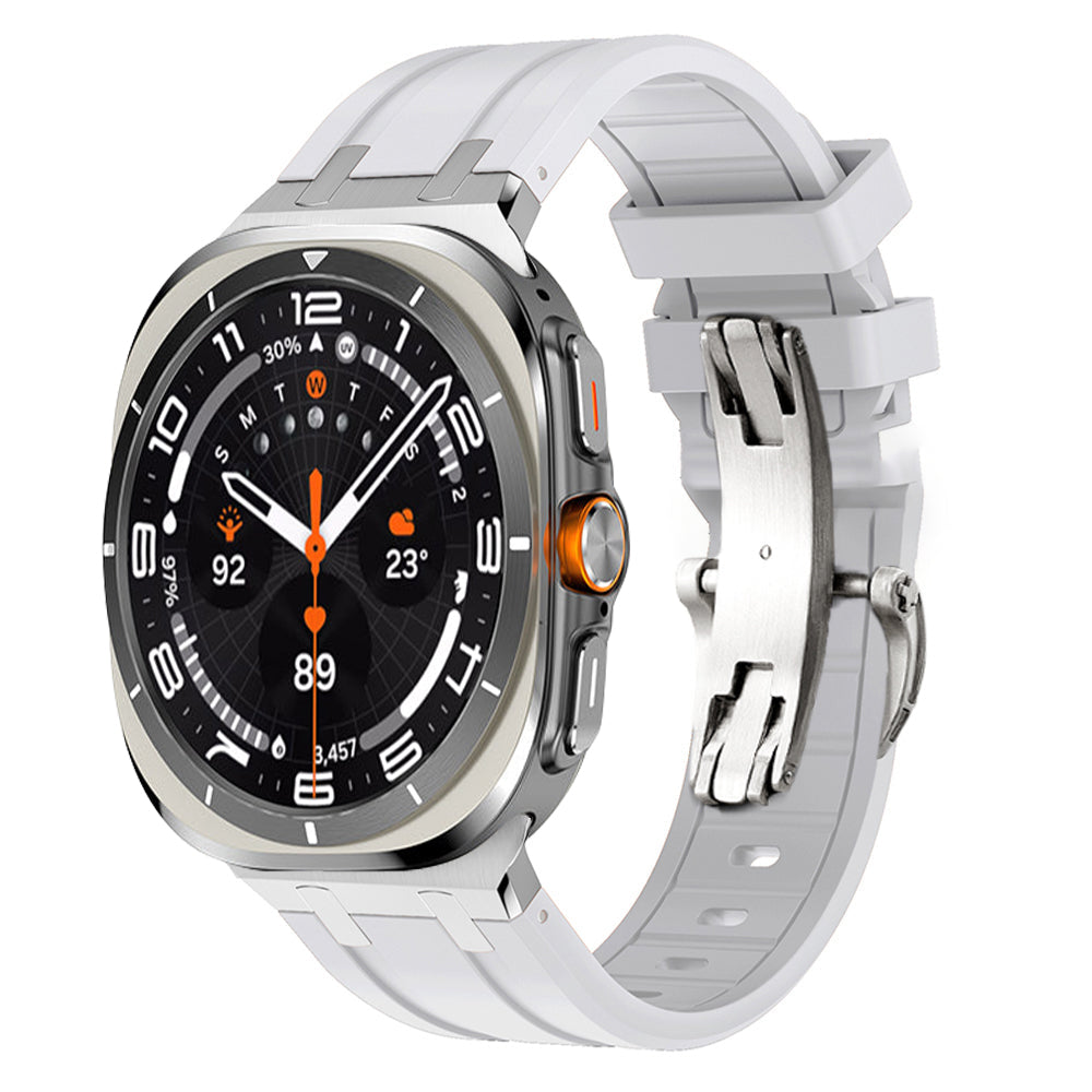 NEUES AP Dickes Silikonband mit Titanadapter für Samsung Watch Ultra