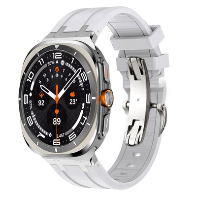 NEUES AP Dickes Silikonband mit Titanadapter für Samsung Watch Ultra