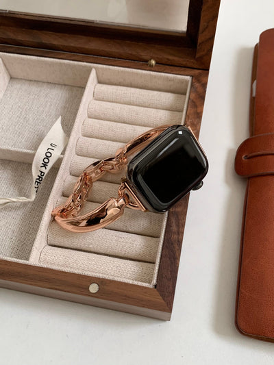 Einfaches Metallarmband für die Apple Watch