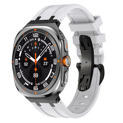 NEUES AP Dickes Silikonband mit Titanadapter für Samsung Watch Ultra