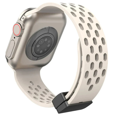 Magnetisches Atmungsaktives Silikonarmband für die Apple Watch