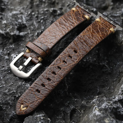 Handgefertigter Vintage Rissiger Riemen