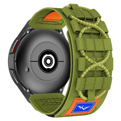 Outdoor-Taktischer Nylonarmband für Samsung Galaxy Watch 4 / 5 / 6 / 7