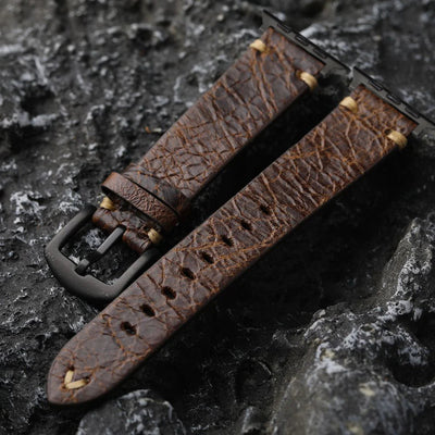 Handgefertigter Vintage Rissiger Riemen