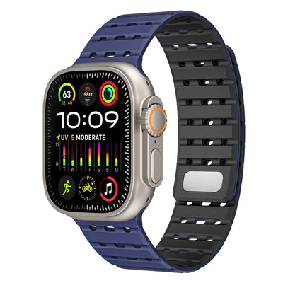 AW Atmungsaktives Magnetisches Silikonarmband für die Apple Watch