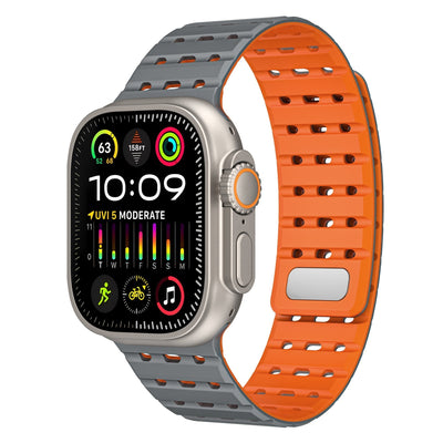 AW Atmungsaktives Magnetisches Silikonarmband für die Apple Watch