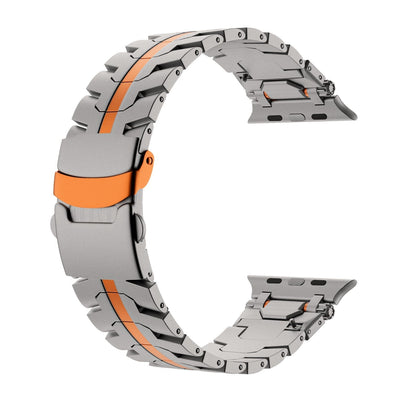 Mech Warrior Metall-Uhrenarmband für die Apple Watch