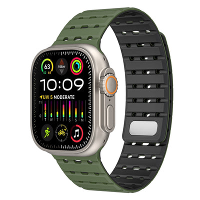 AW Atmungsaktives Magnetisches Silikonarmband für die Apple Watch