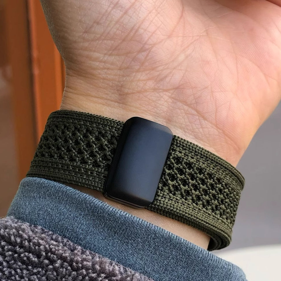 Geflochtenes Mesh-Nylon-Armband mit Magnetverschluss für die Apple Watch