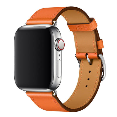 Echtes Lederhandgelenkband für die Apple Watch, handgenäht