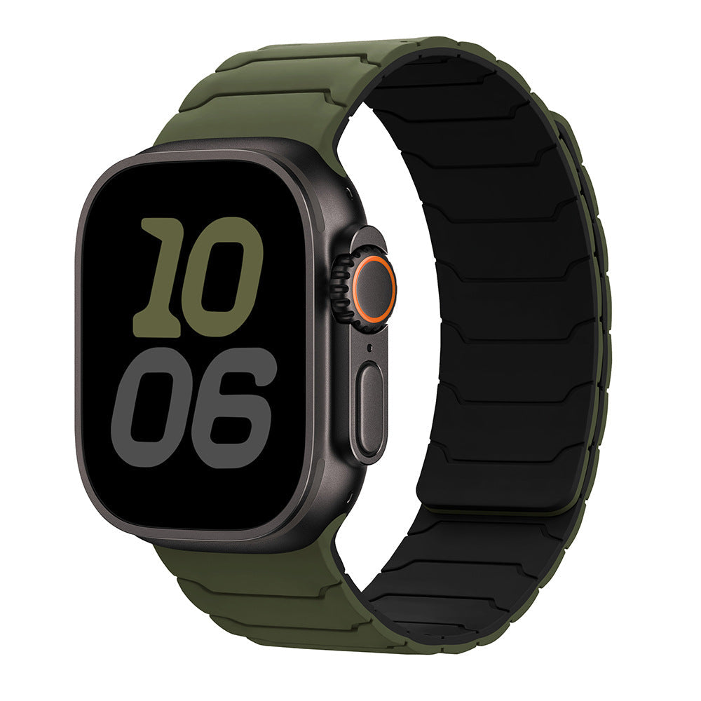 Armor Warrior Silikon-Magnet-Uhrenarmband für die Apple Watch