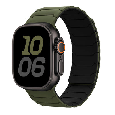 Armor Warrior Silikon-Magnet-Uhrenarmband für die Apple Watch