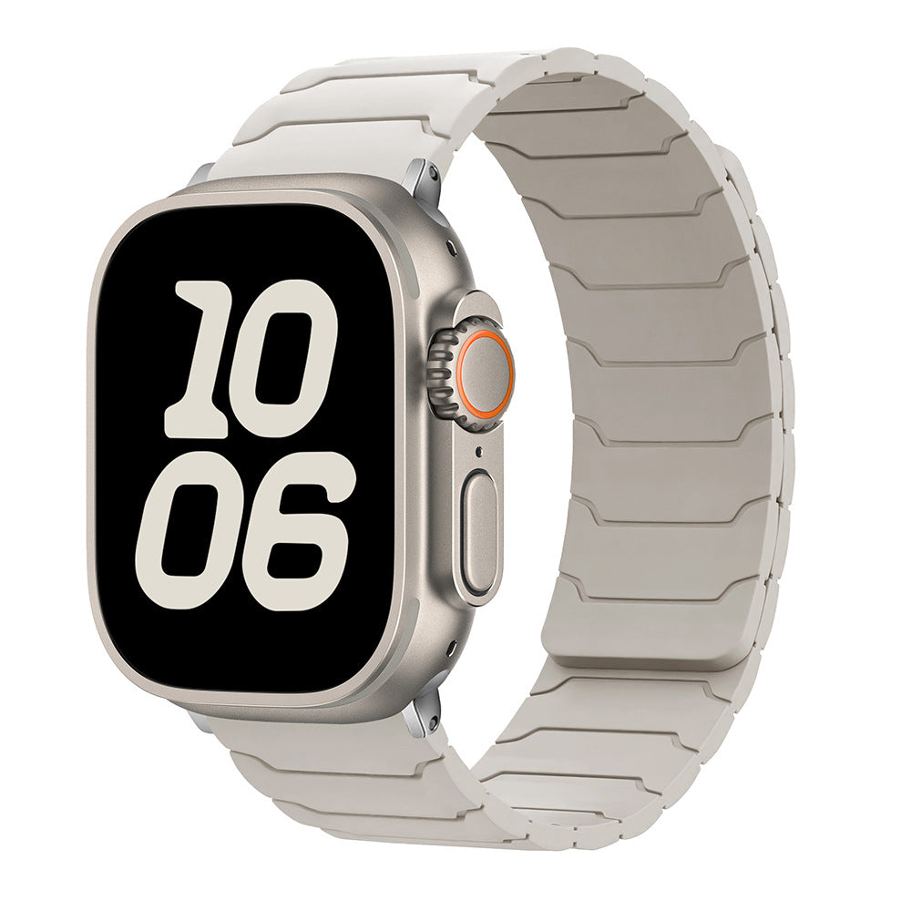 Armor Warrior Silikon-Magnet-Uhrenarmband für die Apple Watch
